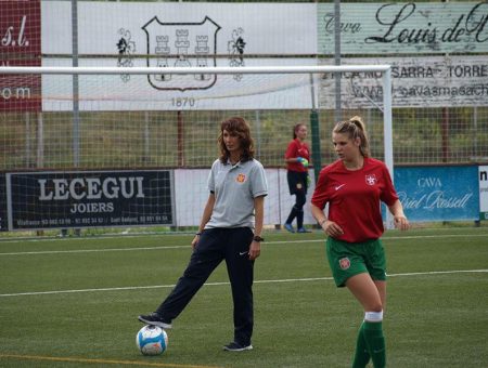 Natalia Astrain entrenadora nacional